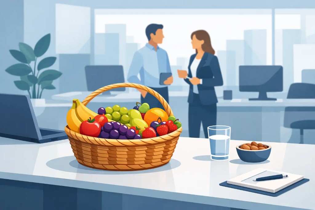 Corbeille de fruits au bureau: utile ou gadget ?
