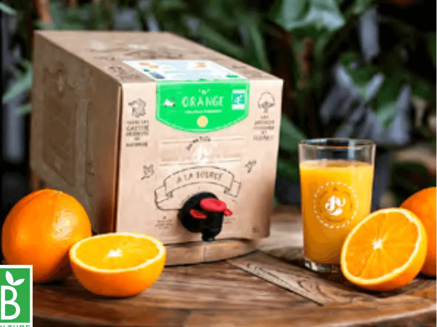 Box de jus de fruits Orange BIO